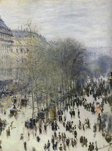 Клод Моне Бульвар Капуцинок Париж 1873г